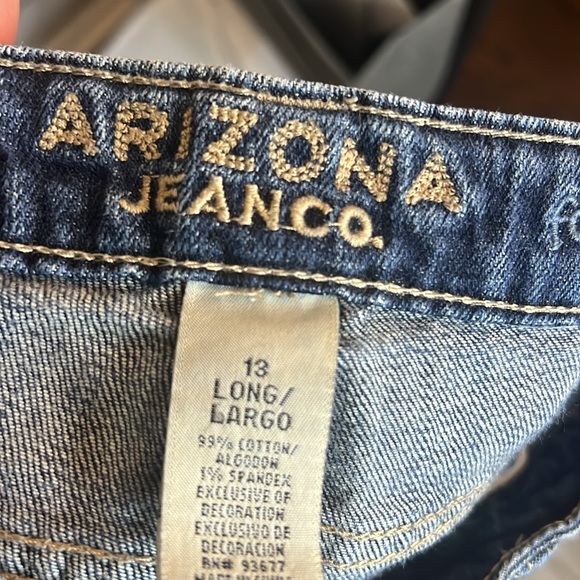 Arizona Jean 13 Long distressed super comfortable jeans - Picture 10 of 10